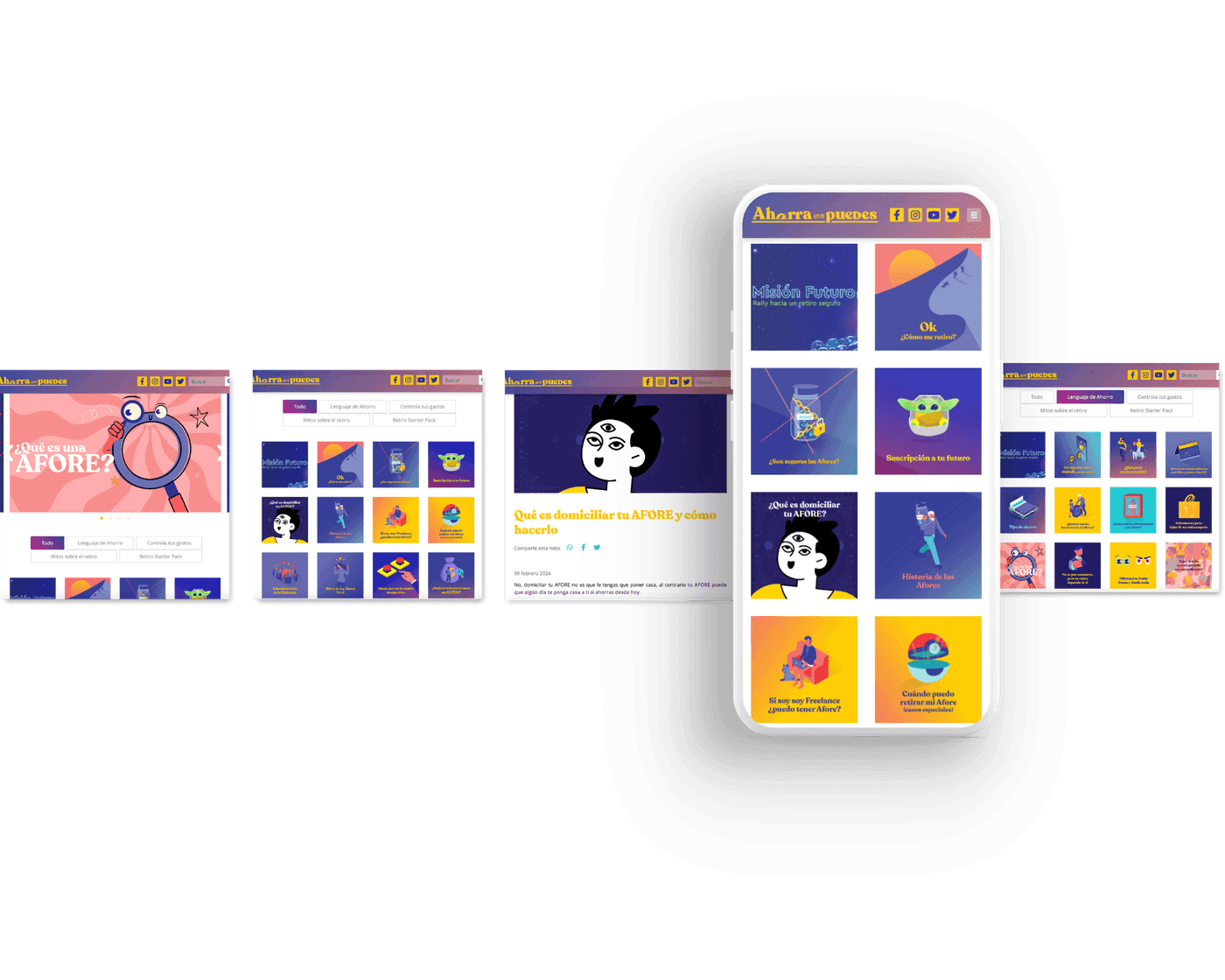 Ahorra que puedes — Educational Platform · AMAFORE